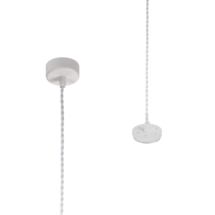 Nelson Lighting NL80359 Silence Pendant Light Kit 2M 1 Light Sand White