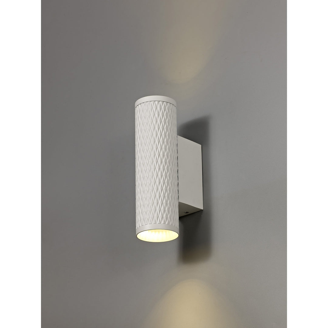 Nelson Lighting NL80399 Silence Wall Lamp 2 Light Sand White