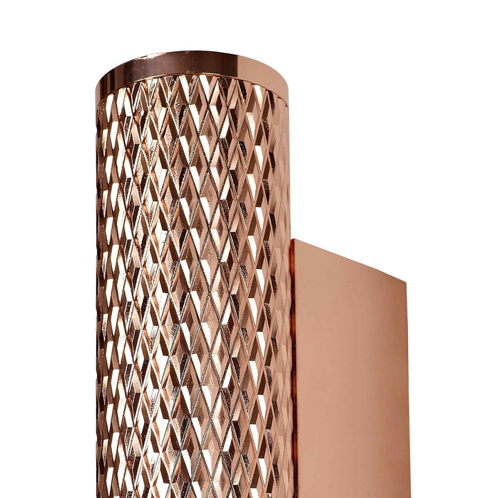 Nelson Lighting NL80419 Silence Wall Lamp 2 Light Rose Gold