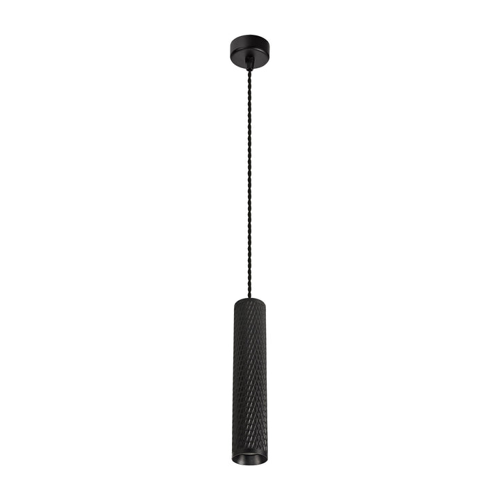 Nelson Lighting NLK01909 Silence 1 Light 30cm Pendant Light Sand Black