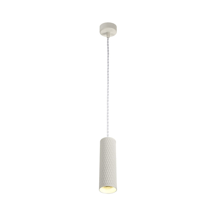 Nelson Lighting NLK01959 Silence 1 Light 20cm Pendant Light Sand White