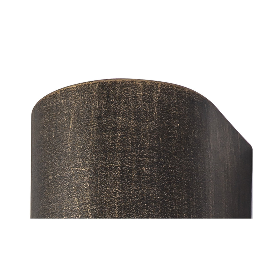 Nelson Lighting NL72219 Stella Outdoor Curved Wall Lamp 1 Light Black/Gold