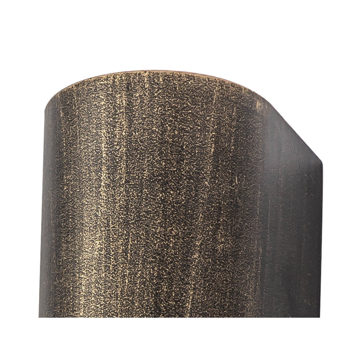 Nelson Lighting NL72229 Stella Outdoor Curved Wall Lamp 2 Light Black/Gold