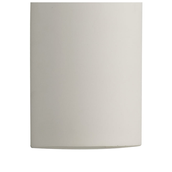 Nelson Lighting NL71749 Sucro Up Lighter Wall Lamp LED White Paintable Gypsum