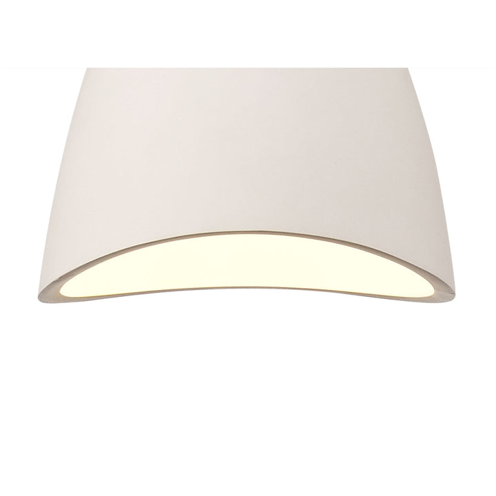 Nelson Lighting NL77159 Sucro Medium Pendant 1 Light White Paintable Gypsum