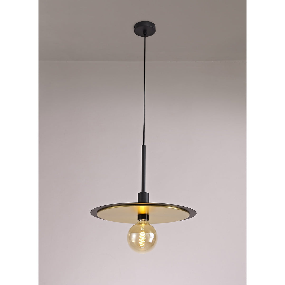 Nelson Lighting NL75679 | Tazzy 3-in-1 Light | Black & Gold Finish