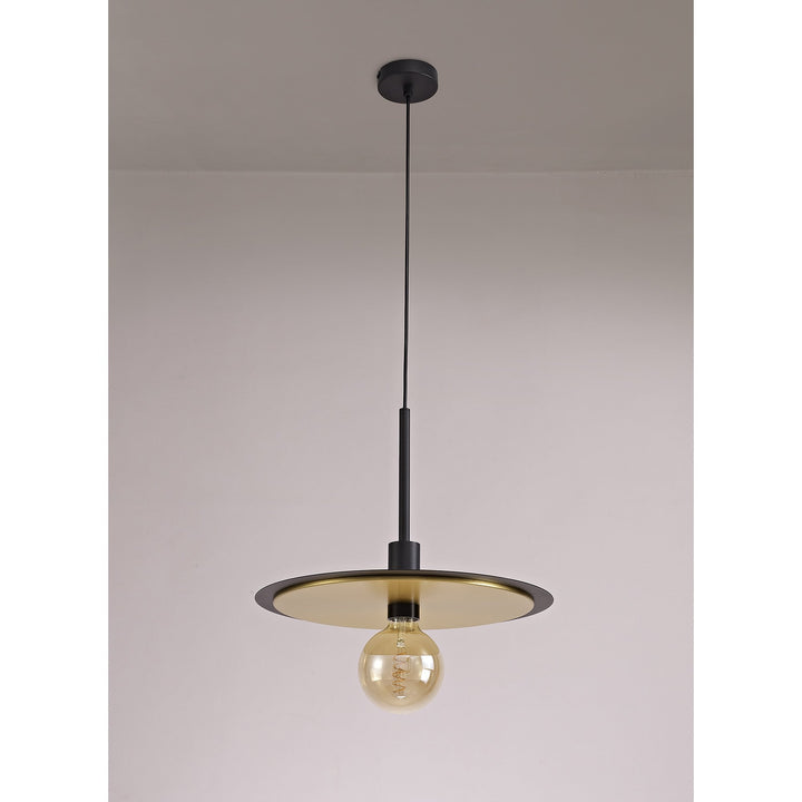 Nelson Lighting NL75679 | Tazzy 3-in-1 Light | Black & Gold Finish