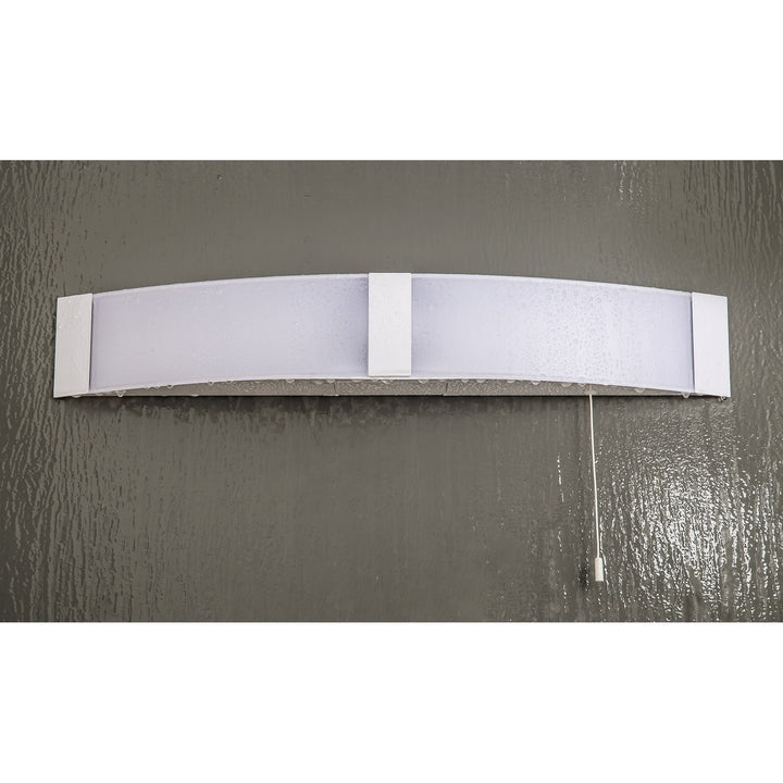 Nelson Lighting NL83909 Tilly Bathroom LED Wall Lamp Shaver Socket White