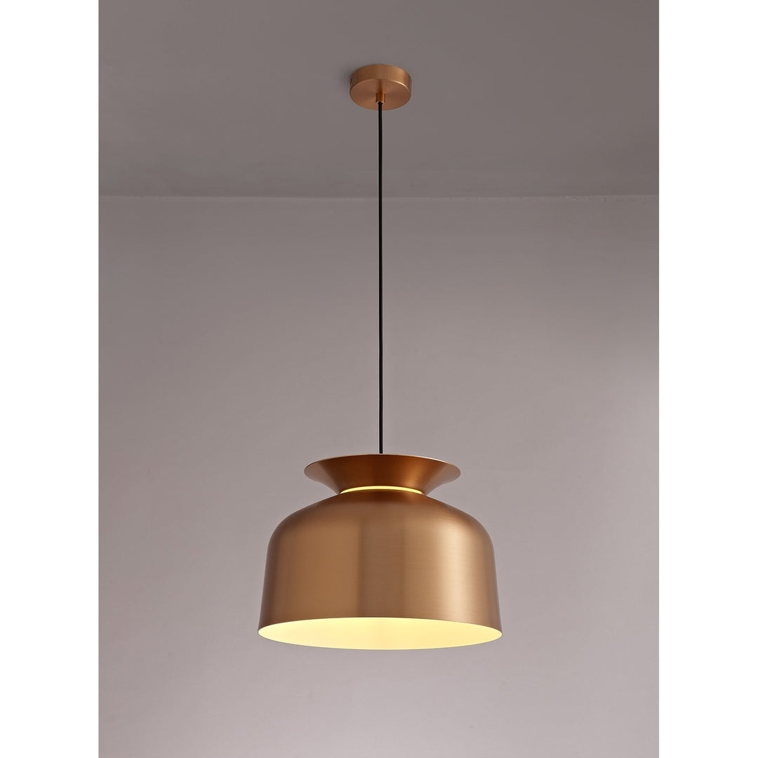 Nelson Lighting NL76009 Timmy Single Pendant 1 Light Adjustable Copper