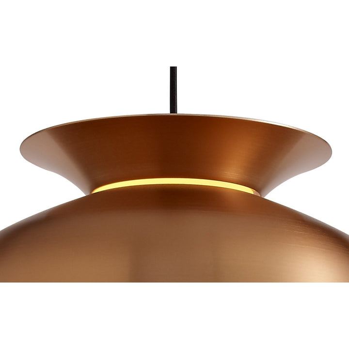 Nelson Lighting NL76009 Timmy Single Pendant 1 Light Adjustable Copper