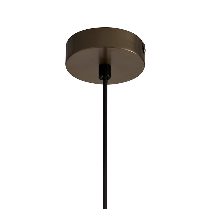 Nelson Lighting NL76029 Timmy Single Pendant 1 Light Adjustable Antique Bronze