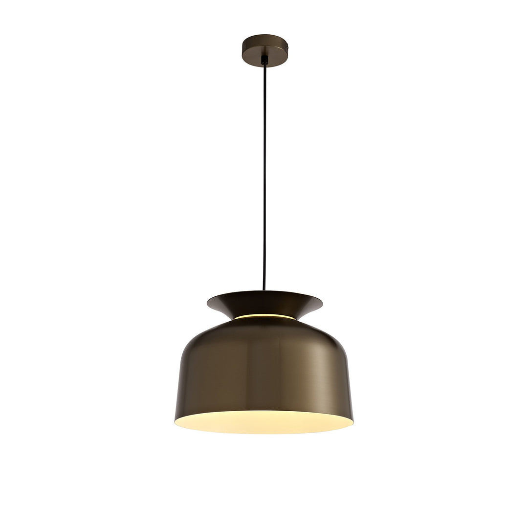 Nelson Lighting NL76029 Timmy Single Pendant 1 Light Adjustable Antique Bronze