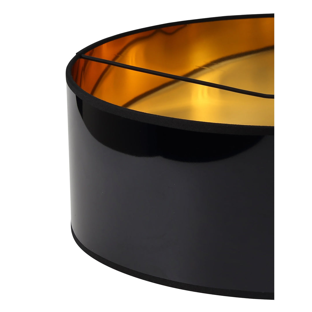 Nelson Lighting NL76959 Vivi Round 450x 150mm Shade Gold/Black