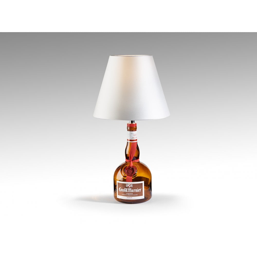 Schuller 167239 Bottle Table Lamp Kit White Shade