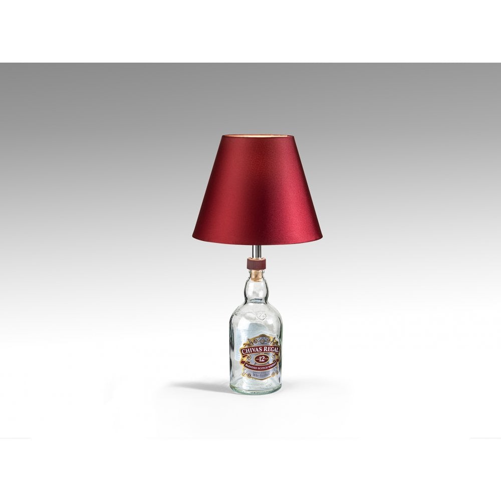 Schuller 167246 Bottle Kit Table Lamp Garnet Shade
