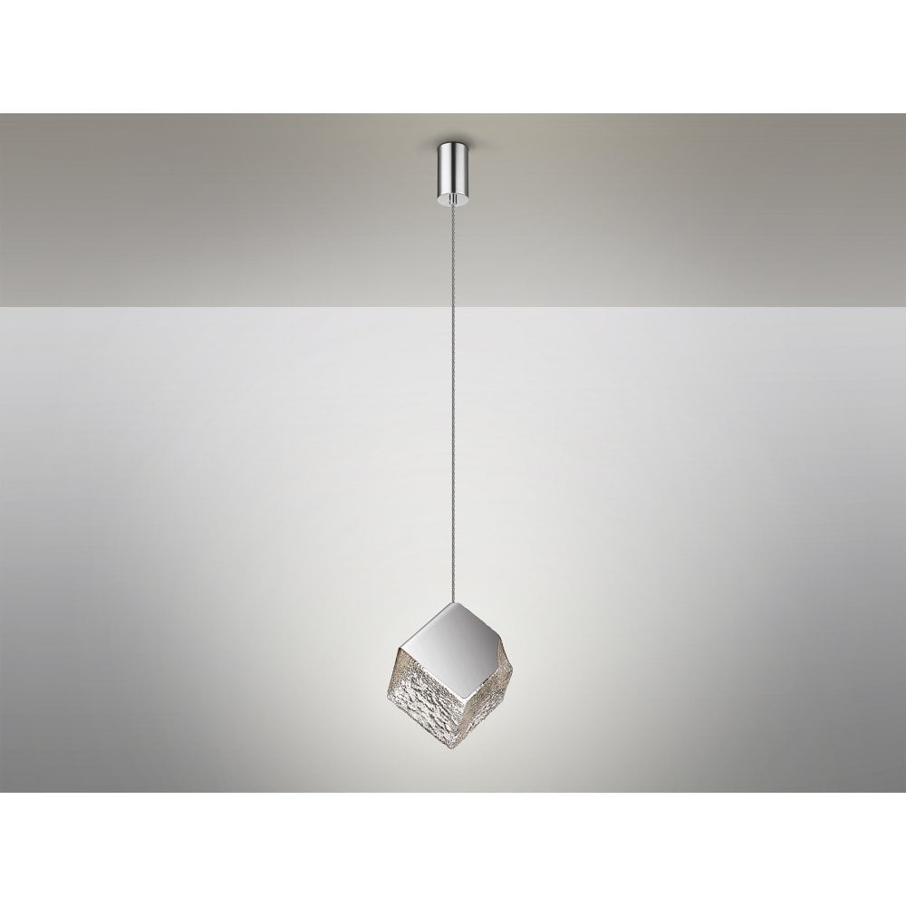 Schuller 720120 Priscila 1 Light Pendant Chrome EX DISPLAY (1 x ONLY!!)