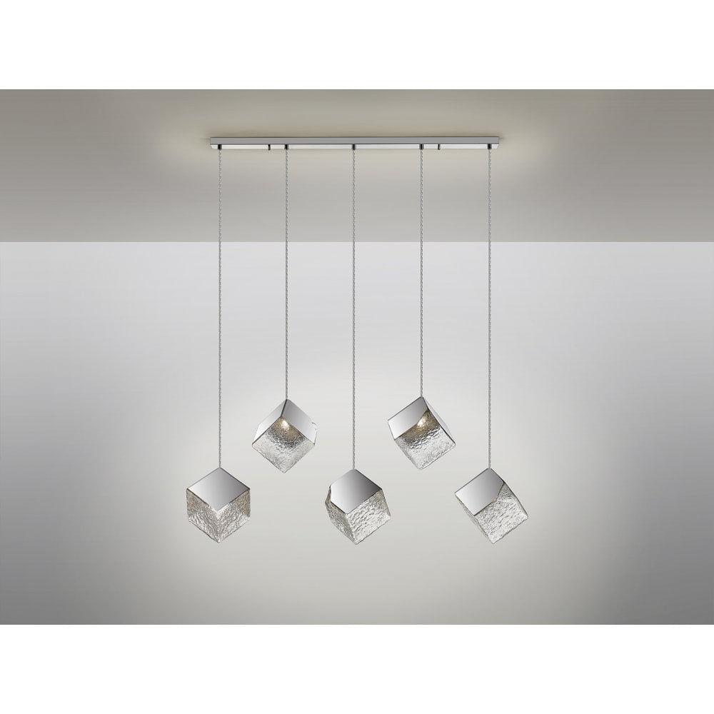 Schuller 720588 Priscila 5 Light Pendant Chrome