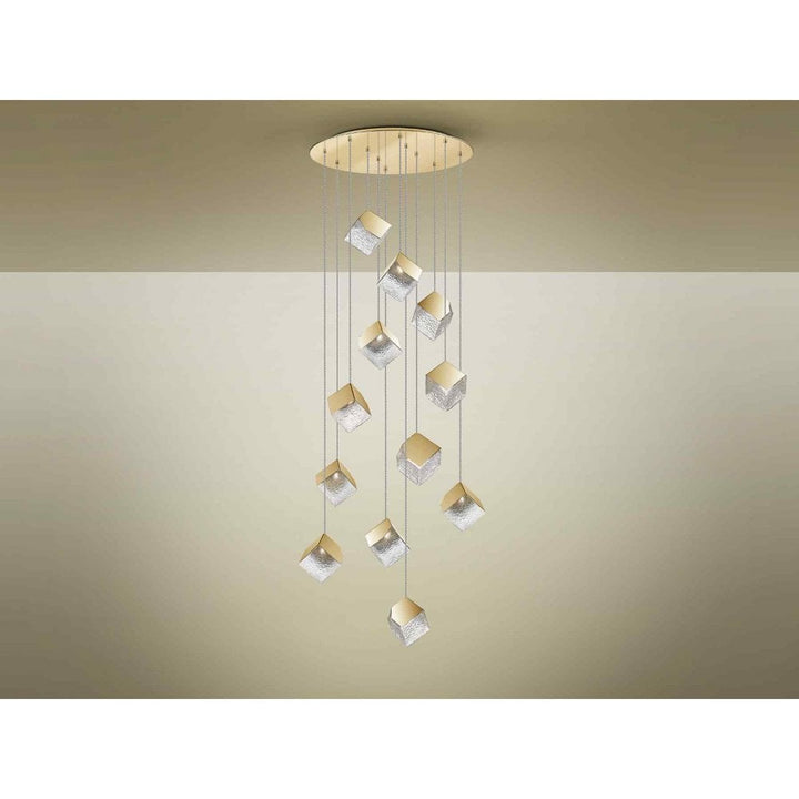 Schuller 721257 Priscila 12 Light Pendant Gold