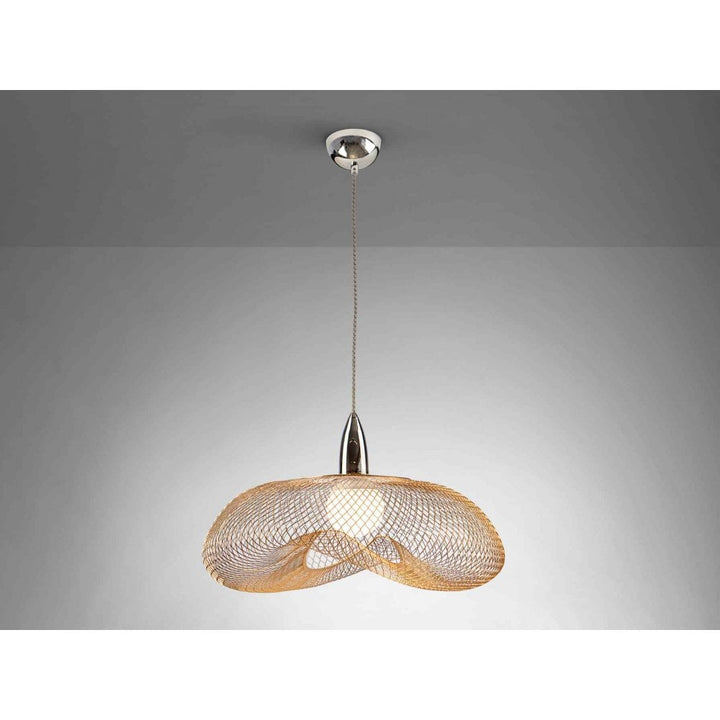 Schuller 735964 Forma 1 Light Pendant Chrome/Gold