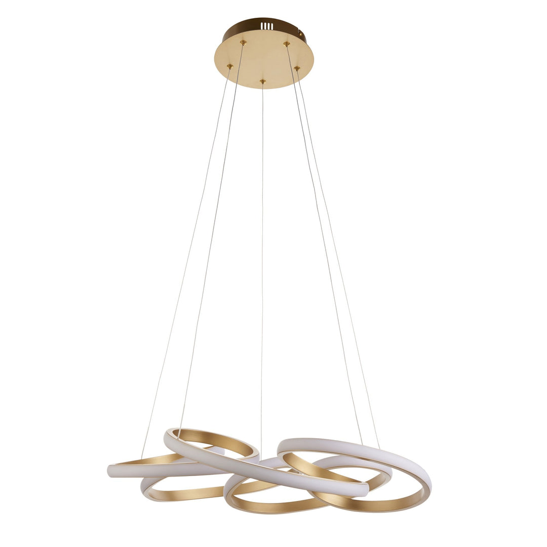 Nelson Lighting NL1401561 | Sculptural LED Pendant in Satin Gold