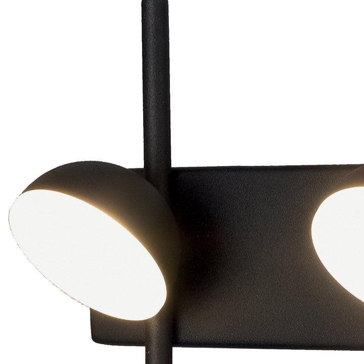 Mantra M6420 Adn 2 Light Wall Lamp 6W LED Black