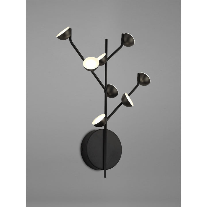 Mantra M6419 Adn 8 Light Wall Lamp 24W LED Black