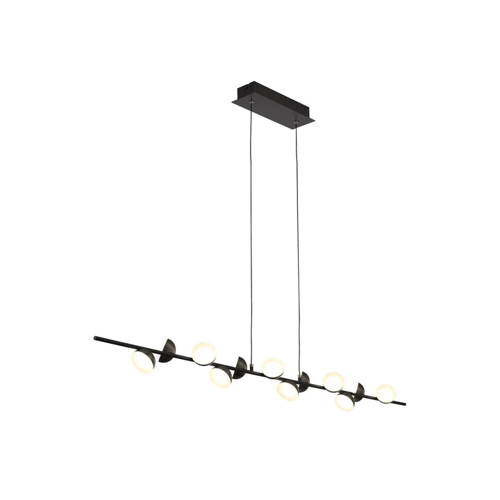 Mantra M6418 Adn 12 Light Linear Pendant 100cm 36W LED Black