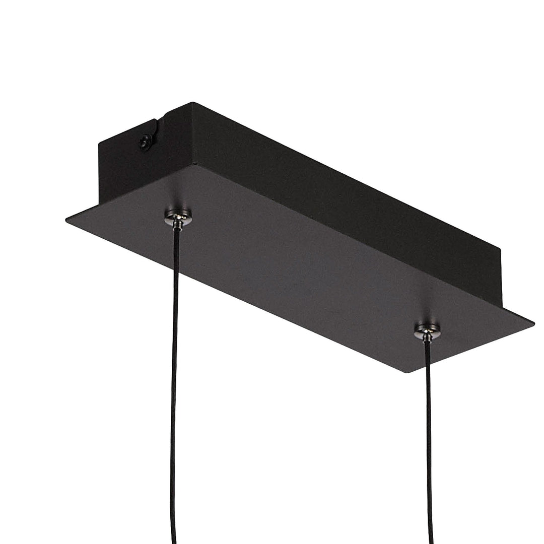 Mantra M6418 Adn 12 Light Linear Pendant 100cm 36W LED Black