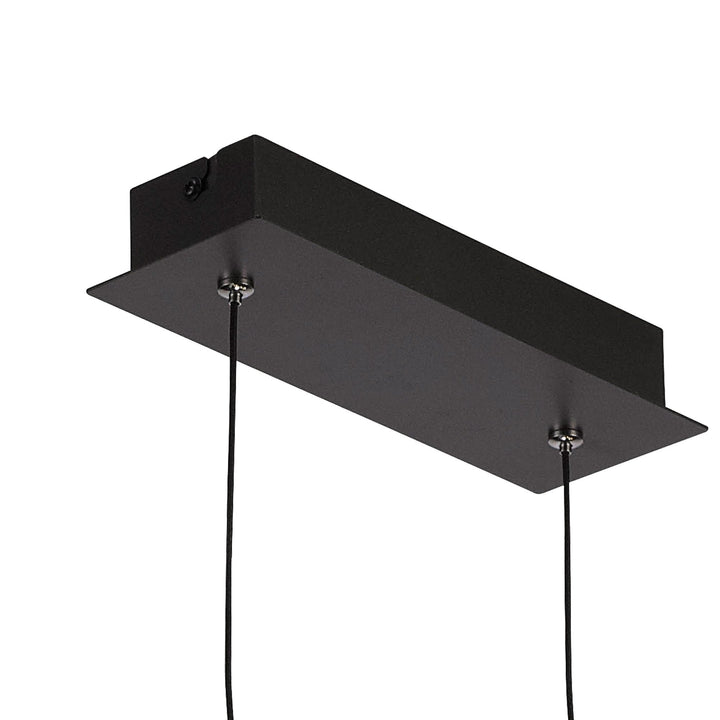 Mantra M6418 Adn 12 Light Linear Pendant 100cm 36W LED Black