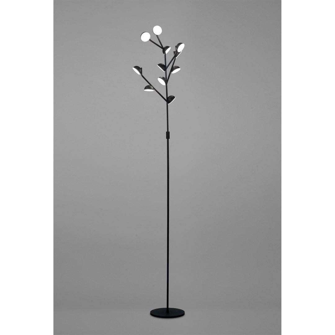 Mantra M6421 Adn 10 Light Floor Lamp 158cm 30W LED Black