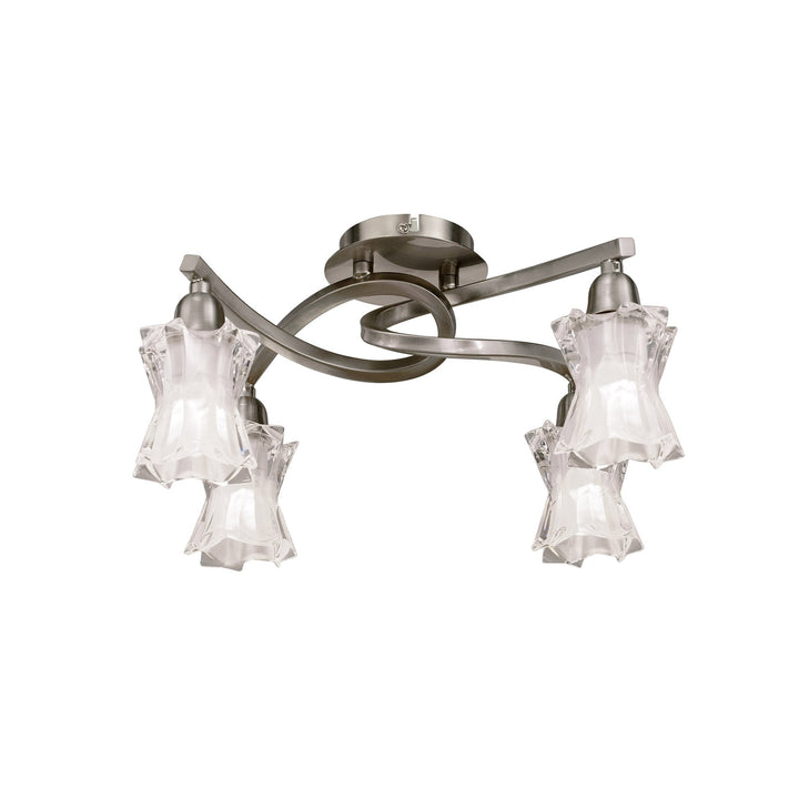 Mantra M8610/1 Alaska Ceiling 4 Light Satin Nickel