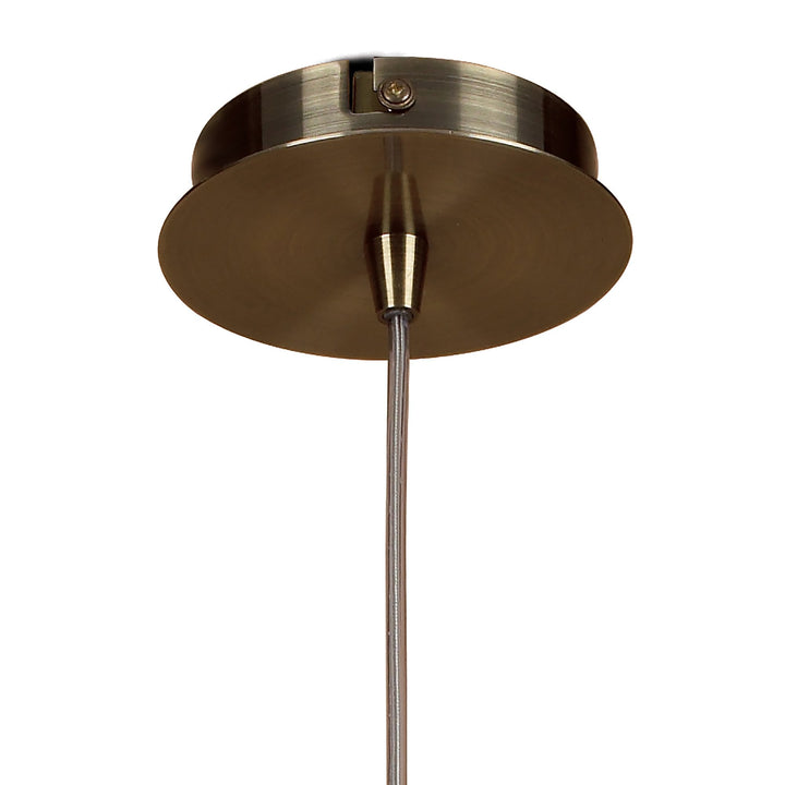 Mantra M8612AB/1 Alaska Pendant 1 Light Antique Brass