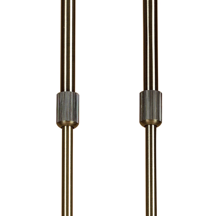 Mantra M8609AB/1 Alaska Telescopic 4 Light Antique Brass