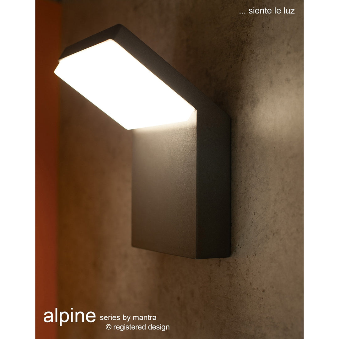 Mantra M7046 Alpine Outdoor Wall Lamp 6W LED White