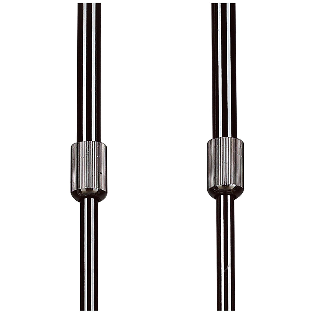 Mantra M8624BC/1 Amel Telescopic 4 Light Black Chrome