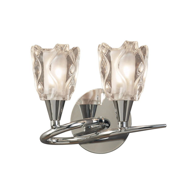 Mantra M8581/S/1 Amel Wall Lamp Switched 2 Light Polished Chrome