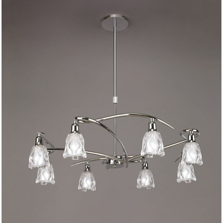 Mantra M8620/1 Amel Telescopic 8 Light Polished Chrome