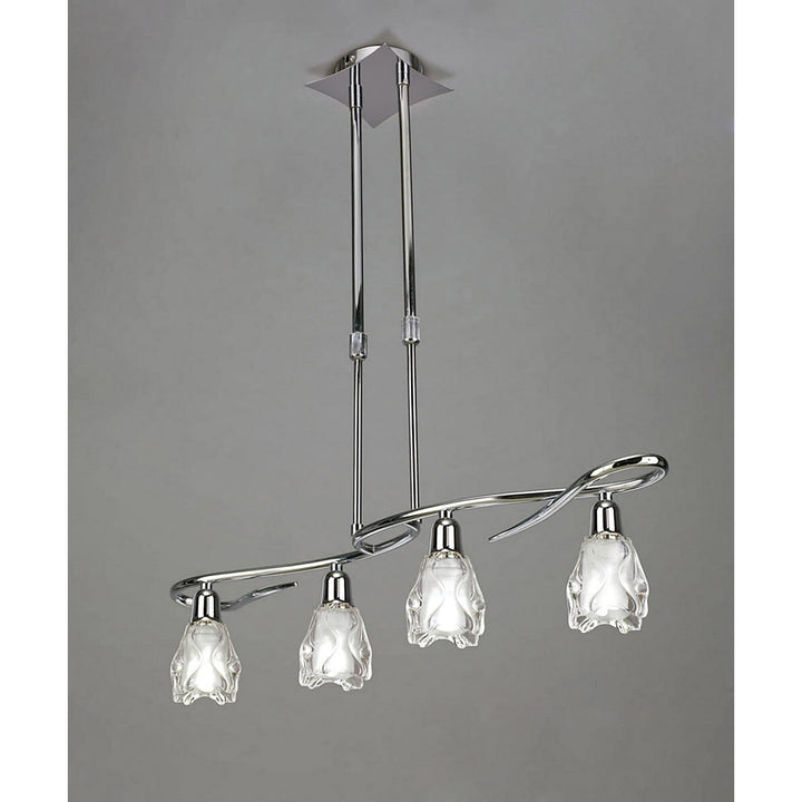 Mantra M8624/1 Amel Telescopic 4 Light Polished Chrome