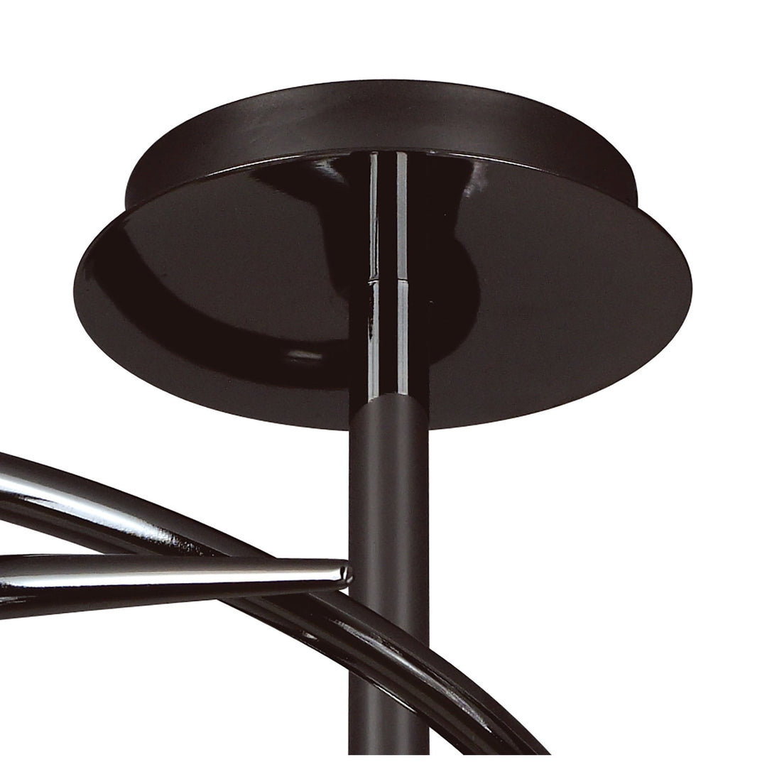 Mantra M8623BC/1 Amel Ceiling 3 Light Black Chrome