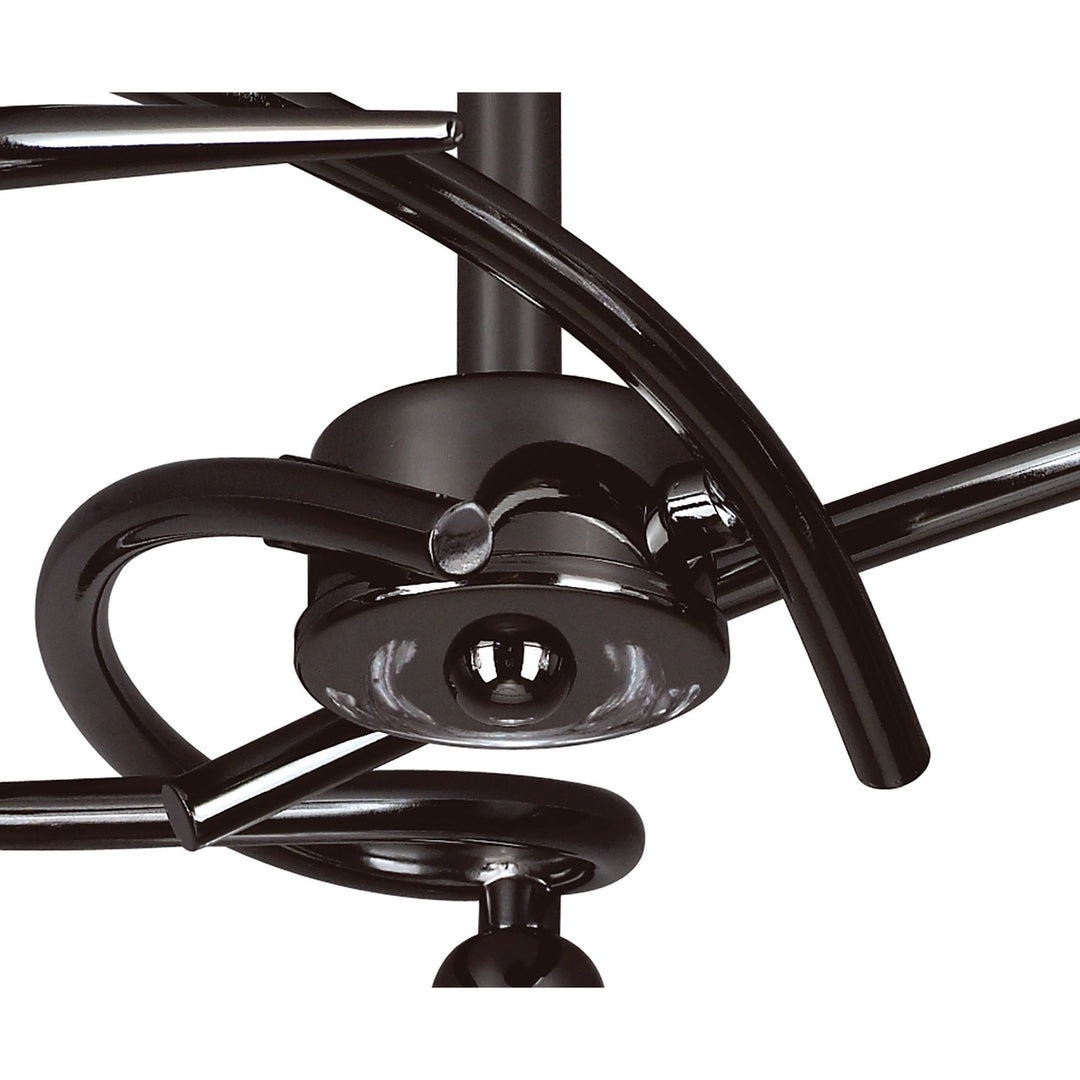 Mantra M8623BC/1 Amel Ceiling 3 Light Black Chrome