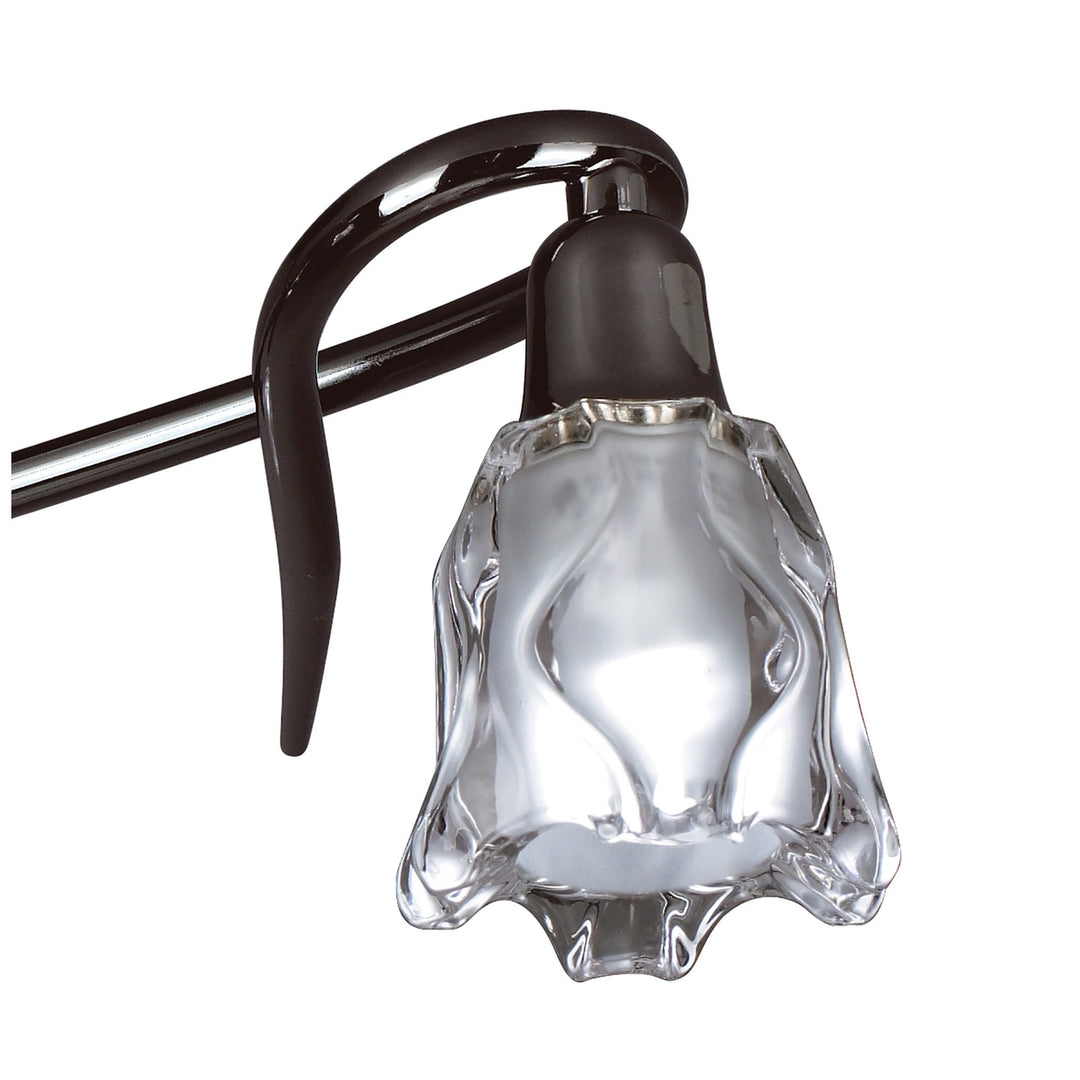 Mantra M8623BC/1 Amel Ceiling 3 Light Black Chrome