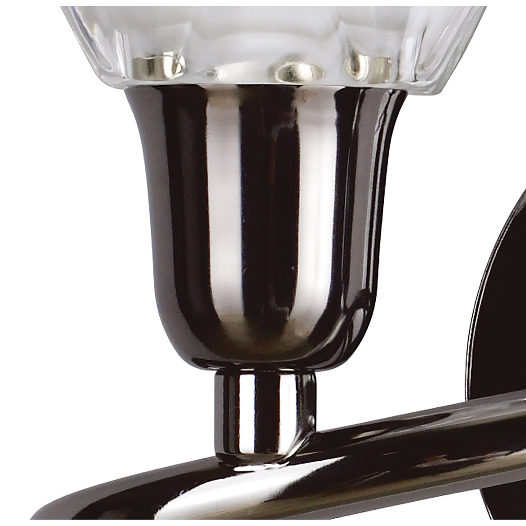 Mantra M8581BC/S/1 Amel Wall Lamp Switched 2 Light Black Chrome