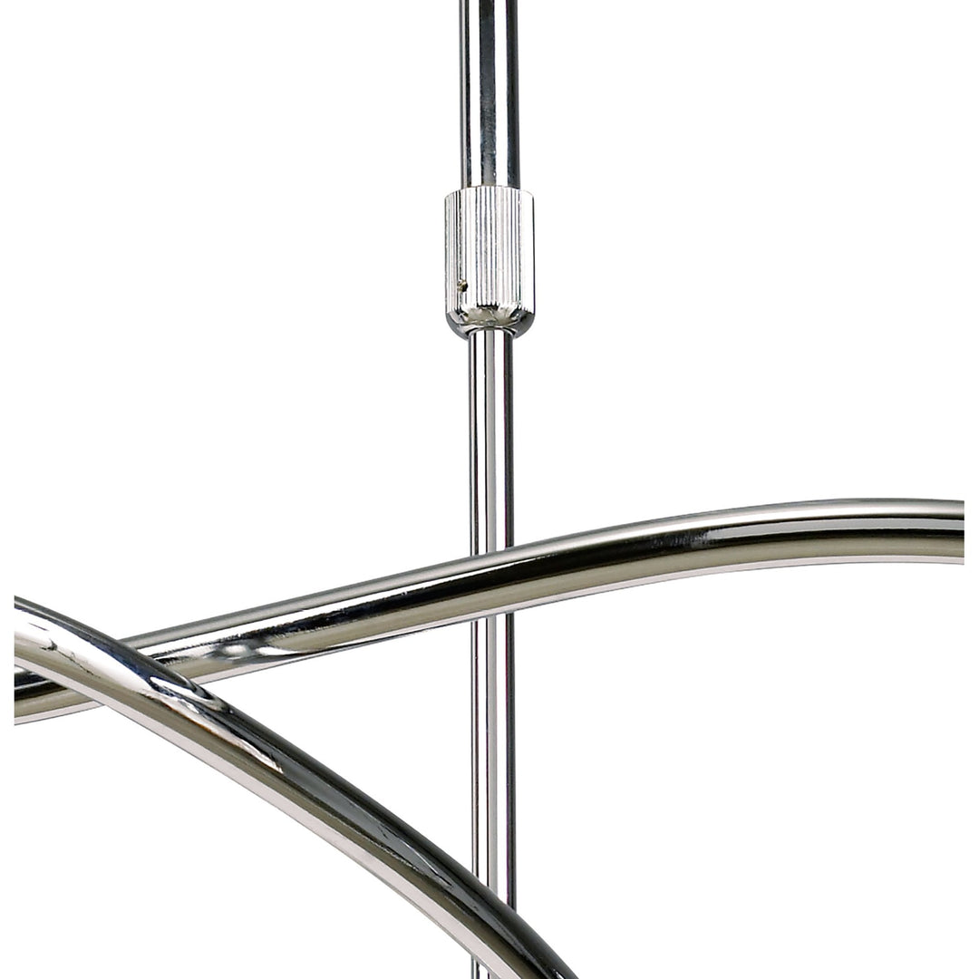 Mantra M8621/1 Amel Telescopic Convertible To Semi Flush 6 Light Polished Chrome