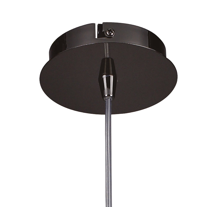 Mantra M8626BC/1 Amel Pendant 1 Light Black Chrome