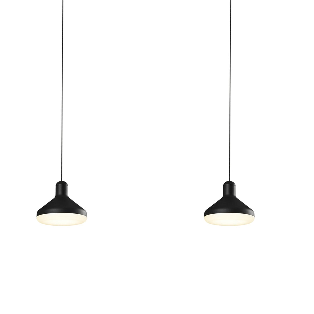 Mantra M7312 Antaras 3 Light Linear Bar Pendant 24W LED Black