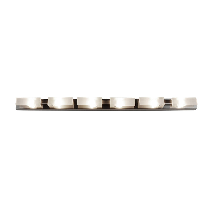 Mantra M37008 Arco Linear Ceiling 6 Light G9 Satin Nickel