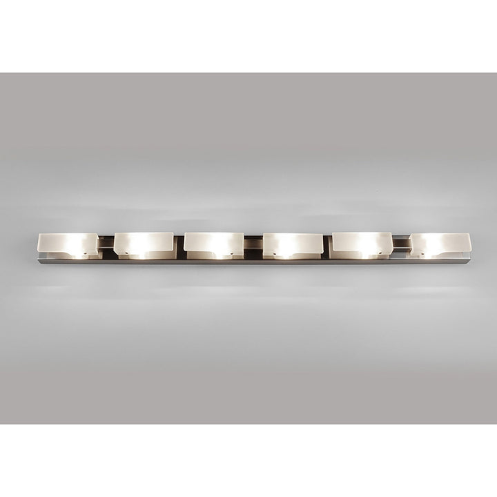 Mantra M37008 Arco Linear Ceiling 6 Light G9 Satin Nickel