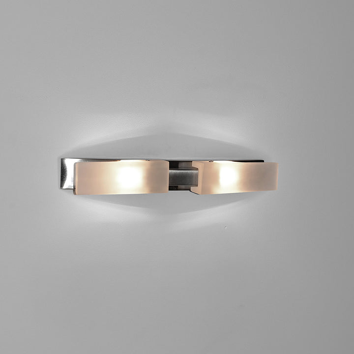 Mantra M37007 Arco Wall 2 Light G9 Satin Nickel