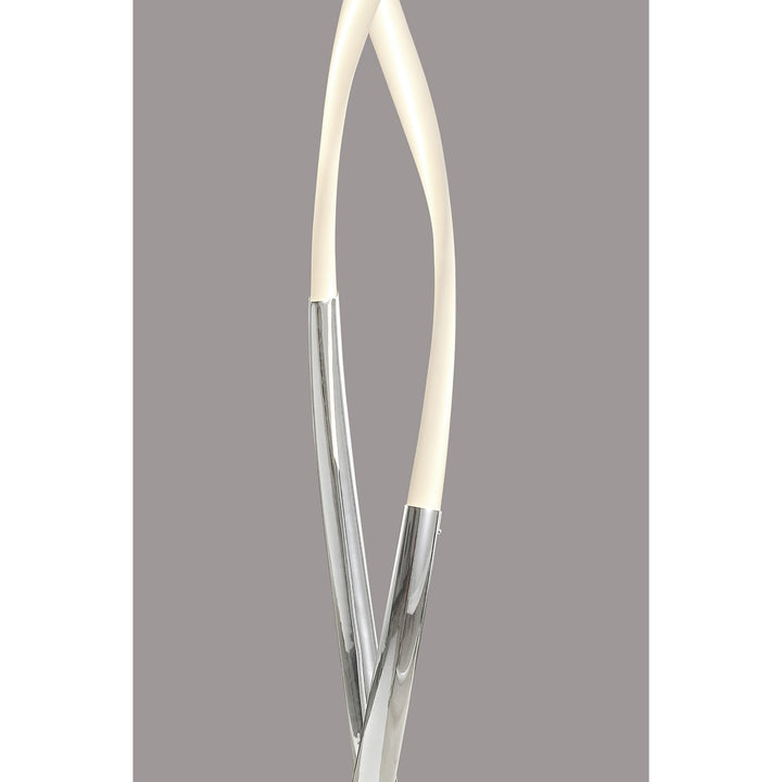 Mantra M6730 Armonia Floor Lamp 30W LED Polished Chrome/Frosted Acrylic