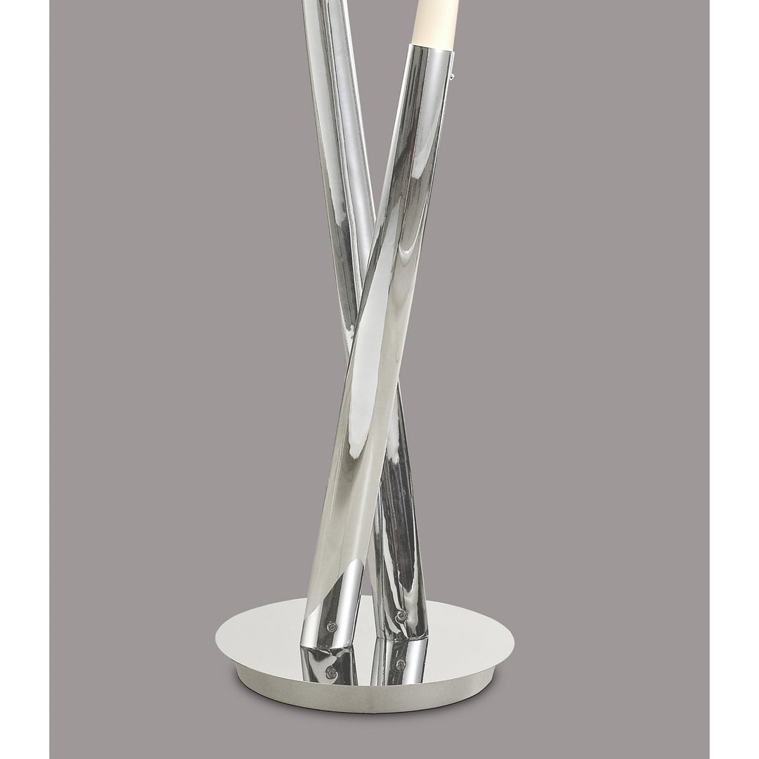 Mantra M6730 Armonia Floor Lamp 30W LED Polished Chrome/Frosted Acrylic